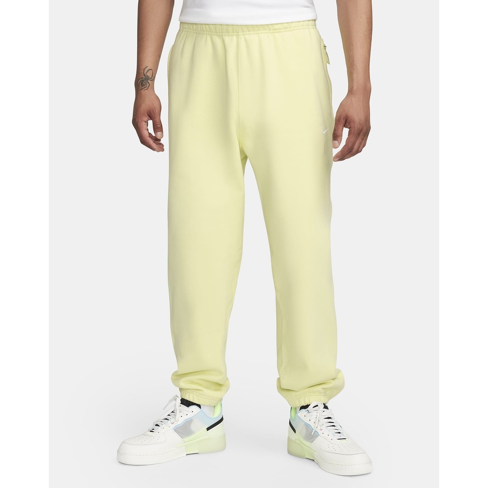 Sz Large NIKE Men Solo Swoosh Fleece Loose Fit Jogger Luminous Green DX1364 331